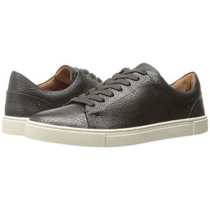 New Frye Ivy Low Lace Up Sneaker Pewter 6
